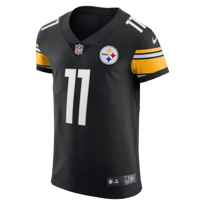 Men's Pittsburgh Steelers Chase Claypool Black Vapor Elite Player Jersey 02