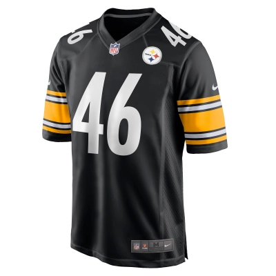 Men's Pittsburgh Steelers Christian Kuntz Black Game Jersey 02