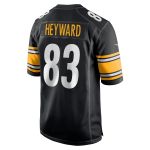 Men's Pittsburgh Steelers Connor Heyward Black Game Player Jersey