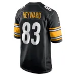 Men's Pittsburgh Steelers Connor Heyward Black Game Player Jersey