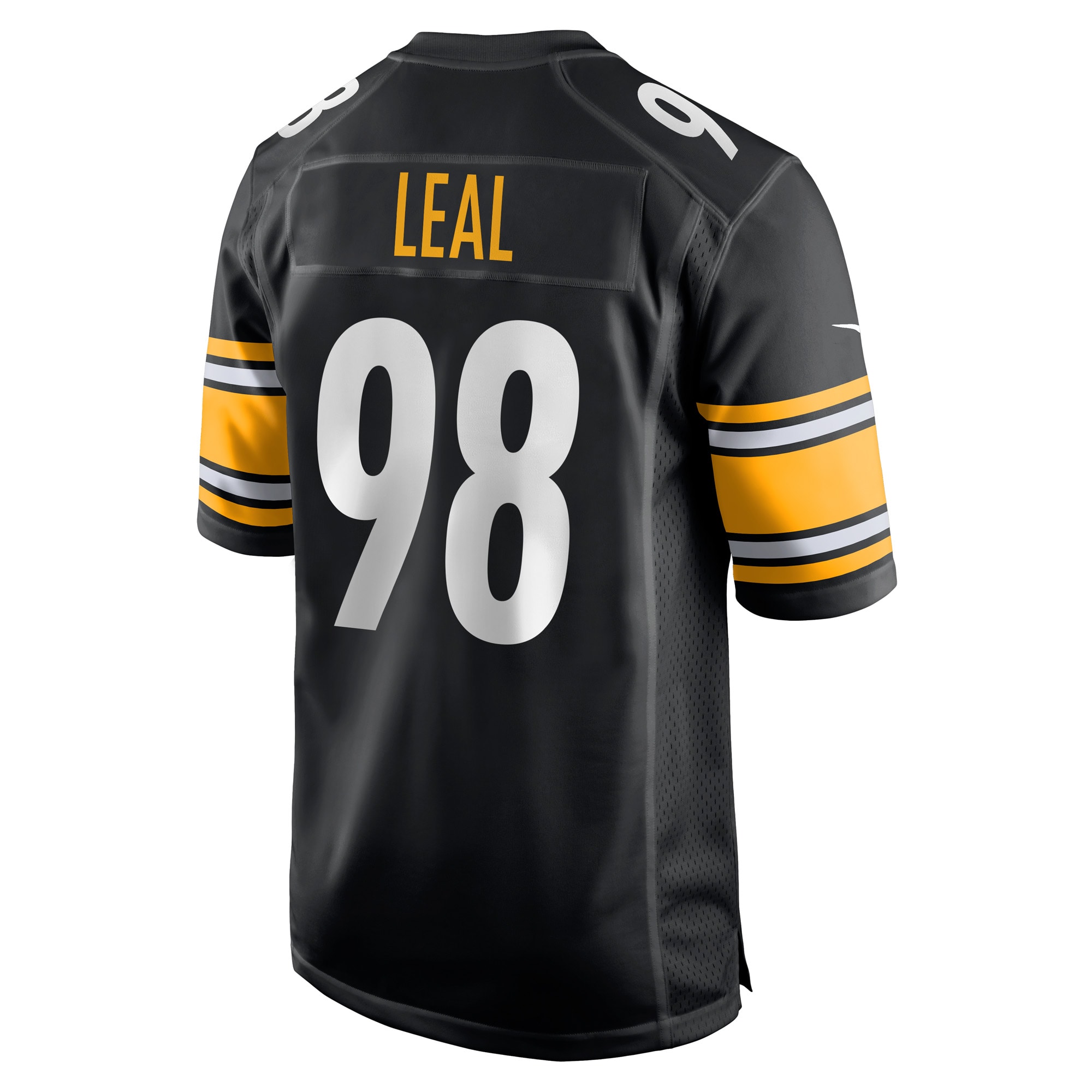 Men's Pittsburgh Steelers DeMarvin Leal Black Game Player Jersey