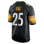Men's Pittsburgh Steelers Desmond King  Black Game Jersey