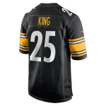 Men's Pittsburgh Steelers Desmond King  Black Game Jersey