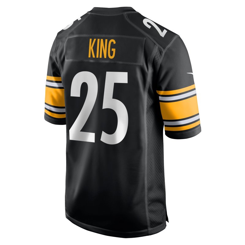 Men's Pittsburgh Steelers Desmond King  Black Game Jersey