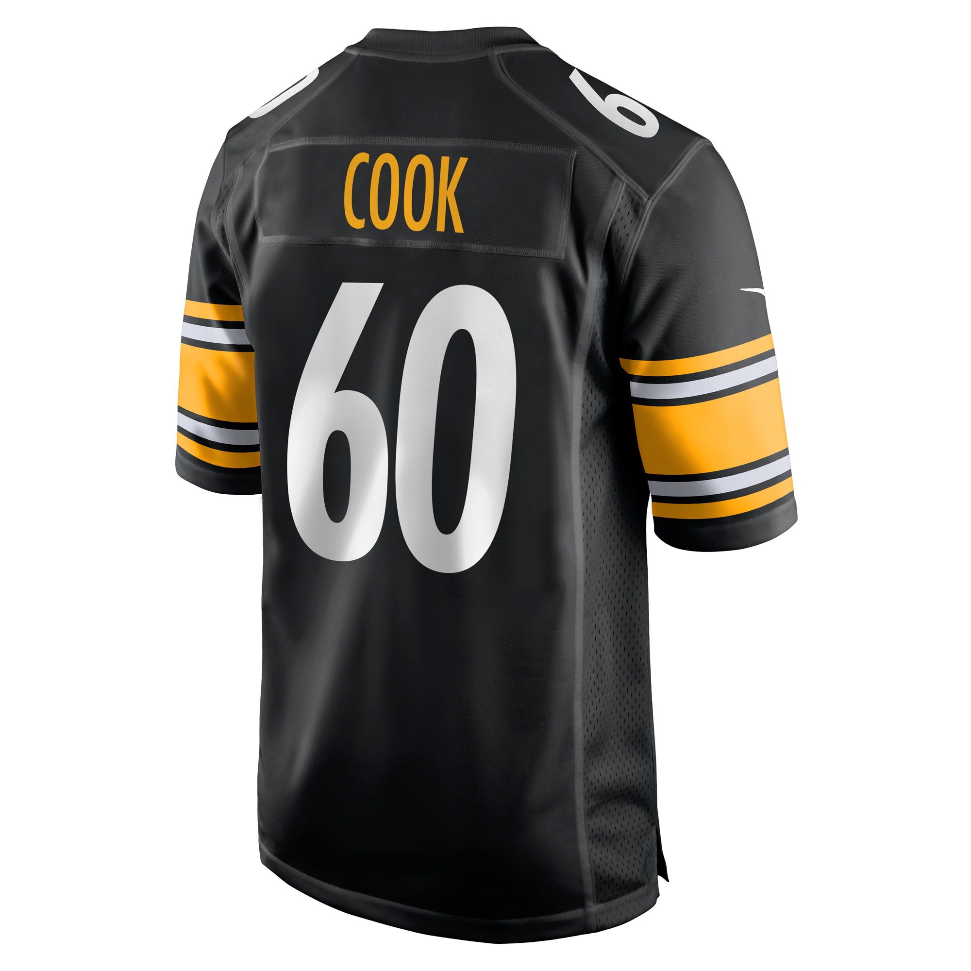 Men's Pittsburgh Steelers Dylan Cook  Black Game Jersey