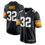 Men's Pittsburgh Steelers Franco Harris Black Alternate Retired Player Jersey