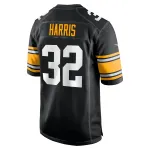 Men's Pittsburgh Steelers Franco Harris Black Alternate Retired Player Jersey