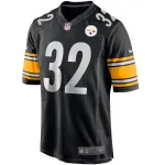 Men's Pittsburgh Steelers Franco Harris Black Game Retired Player Jersey