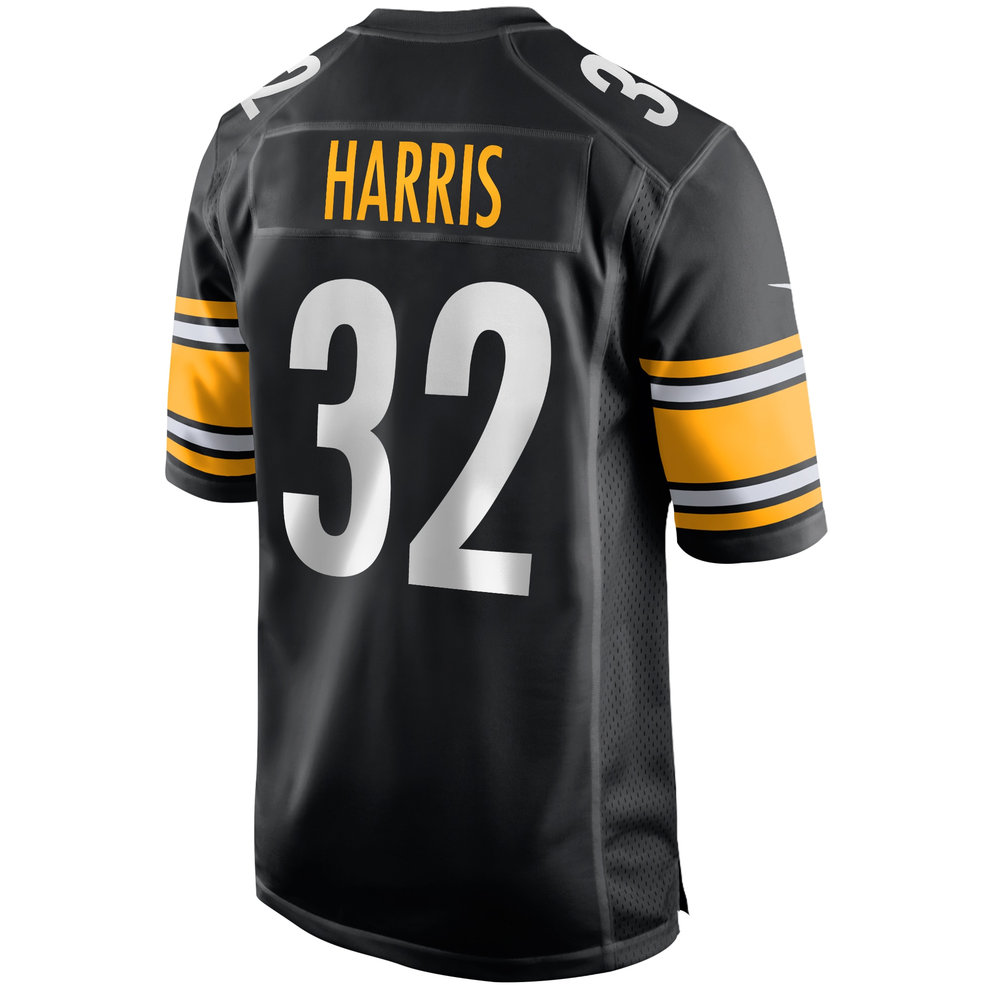 Men's Pittsburgh Steelers Franco Harris Black Game Retired Player Jersey