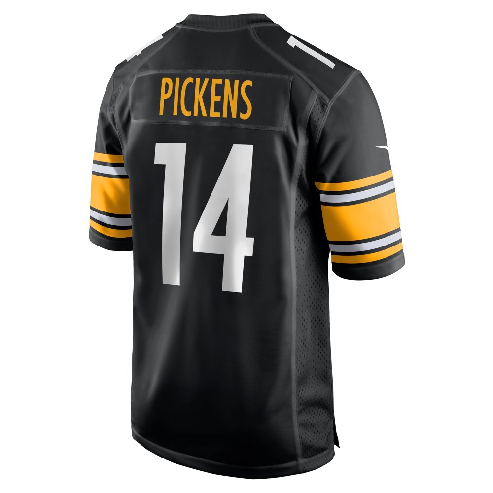Men's Pittsburgh Steelers George Pickens Black Game Player Jersey