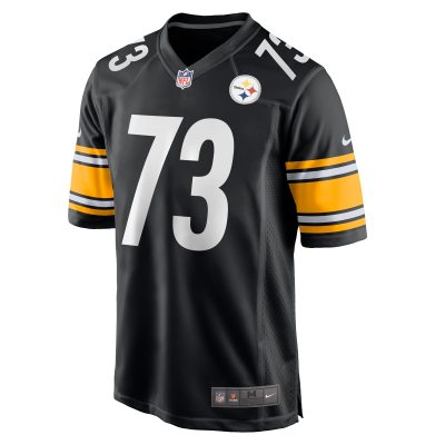 Men's Pittsburgh Steelers Isaac Seumalo  Black Game Jersey 02