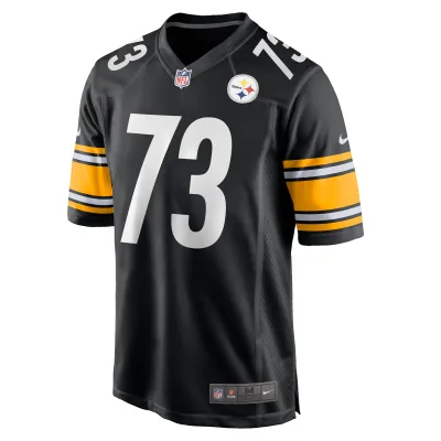 Men's Pittsburgh Steelers Isaac Seumalo  Black Game Jersey 02