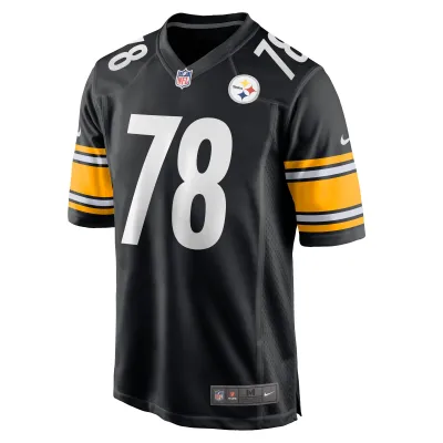 Men's Pittsburgh Steelers James Daniels Black Game Player Jersey 02