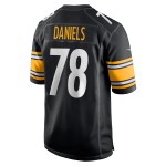 Men's Pittsburgh Steelers James Daniels Black Game Player Jersey