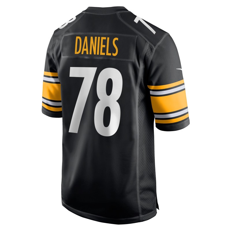 Men's Pittsburgh Steelers James Daniels Black Game Player Jersey
