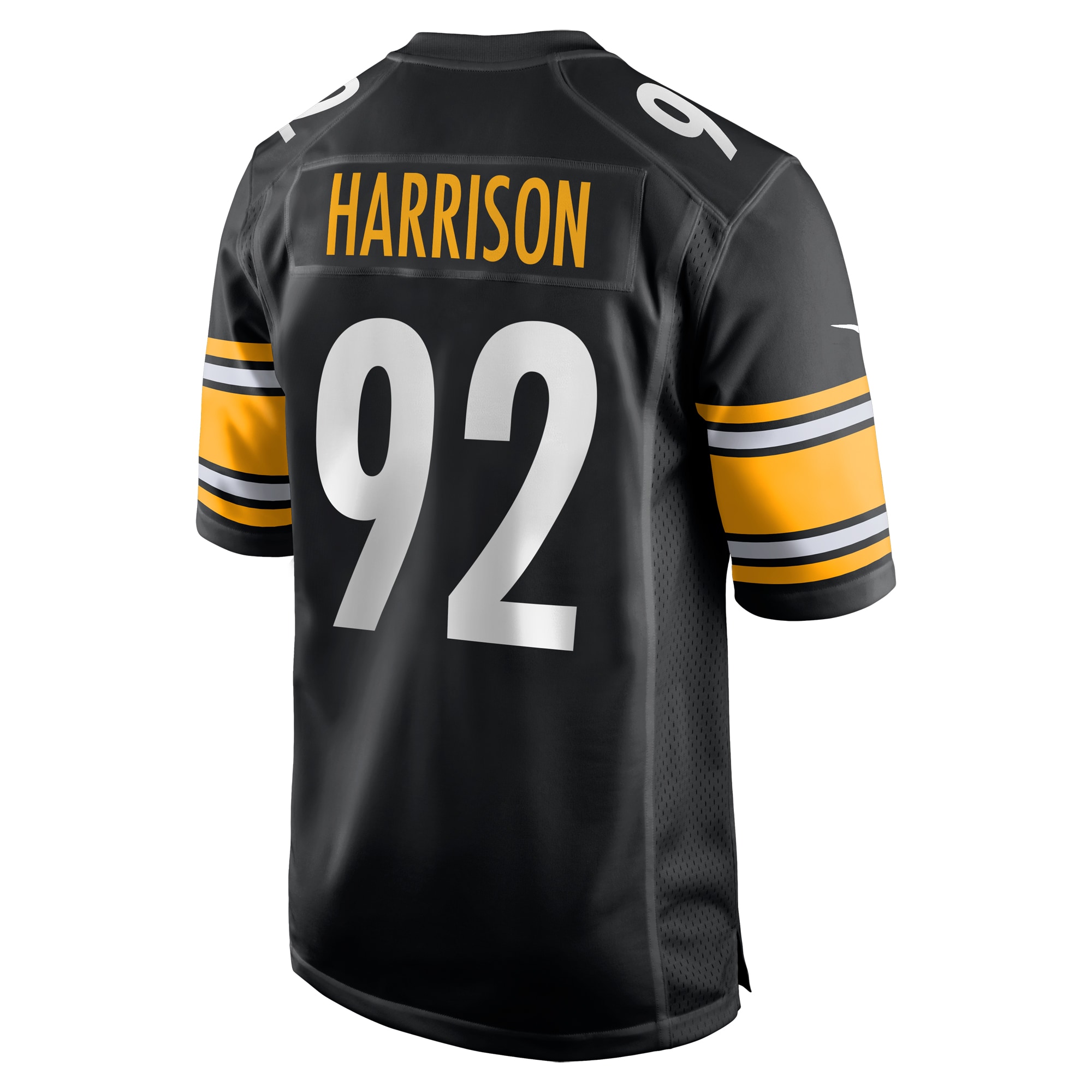 Men's Pittsburgh Steelers James Harrison Black Retired Game Jersey