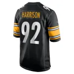 Men's Pittsburgh Steelers James Harrison Black Retired Game Jersey