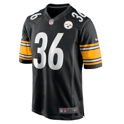 Men's Pittsburgh Steelers Jerome Bettis Black Retired Player Game Jersey 02