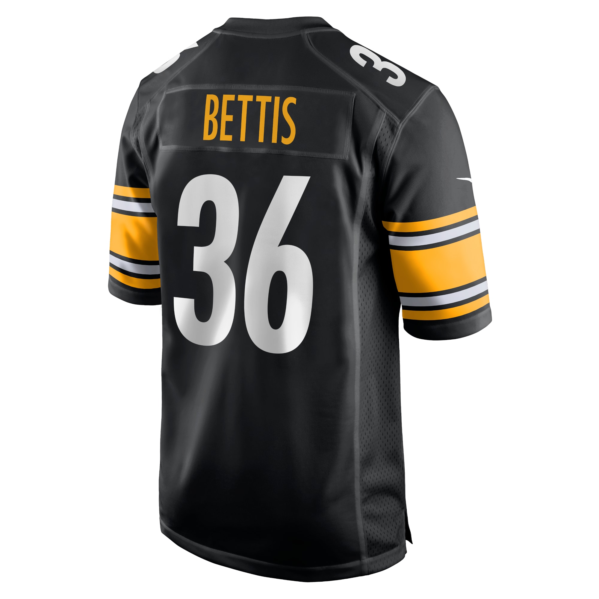 Men's Pittsburgh Steelers Jerome Bettis Black Retired Player Game Jersey