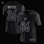 Men's Pittsburgh Steelers Jerome Bettis Black Retired Player RFLCTV Limited Jersey