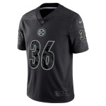 Men's Pittsburgh Steelers Jerome Bettis Black Retired Player RFLCTV Limited Jersey