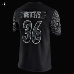 Men's Pittsburgh Steelers Jerome Bettis Black Retired Player RFLCTV Limited Jersey