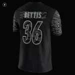 Men's Pittsburgh Steelers Jerome Bettis Black Retired Player RFLCTV Limited Jersey
