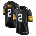 Men's Pittsburgh Steelers Justin Fields Black Alternate Game Jersey