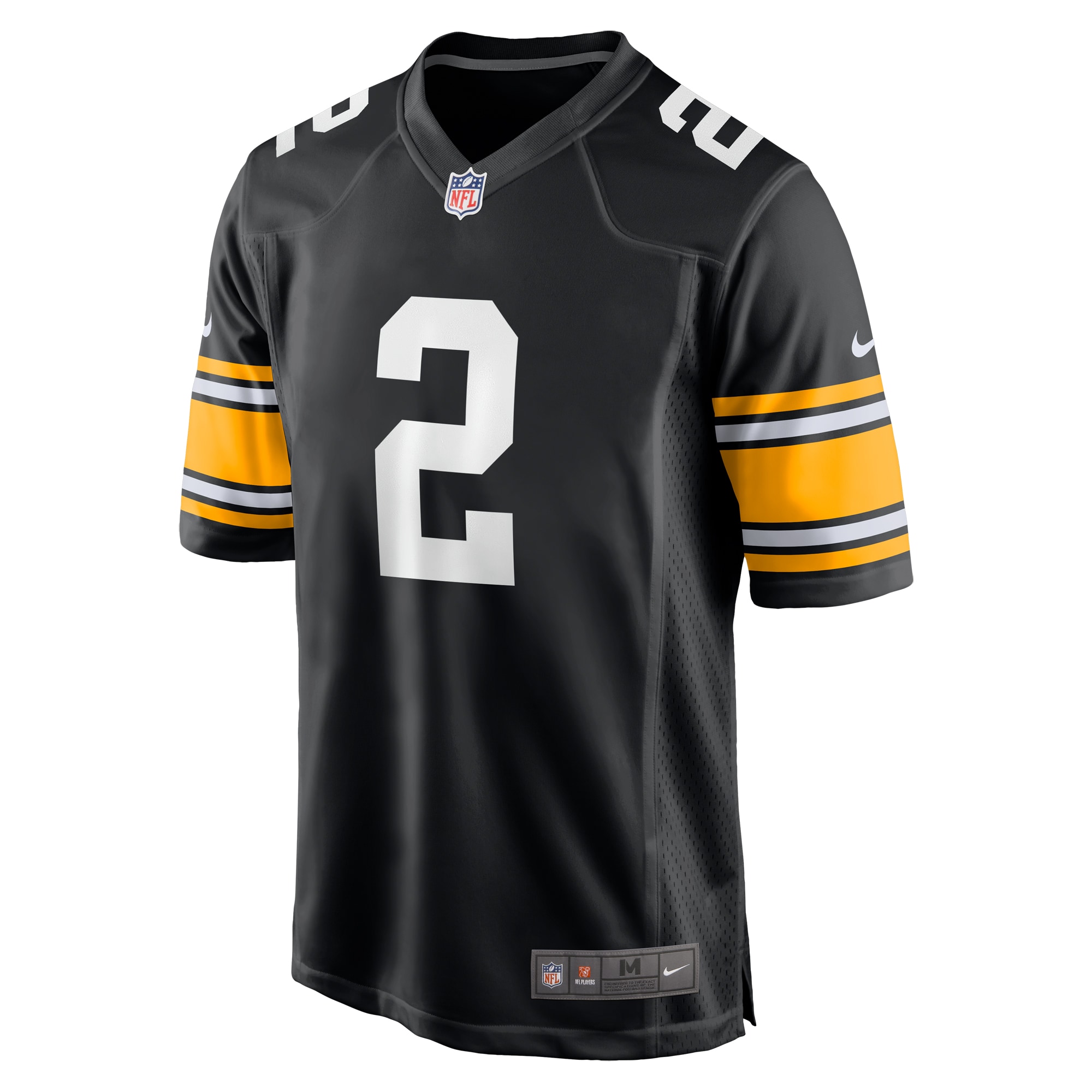 Men's Pittsburgh Steelers Justin Fields Black Alternate Game Jersey