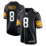 Men's Pittsburgh Steelers Kenny Pickett Black Player Alternate Game Jersey