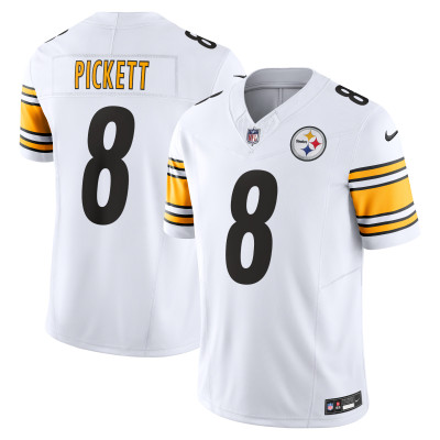 Men's Pittsburgh Steelers Kenny Pickett White Vapor F.U.S.E. Limited Jersey 01