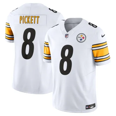 Men's Pittsburgh Steelers Kenny Pickett White Vapor F.U.S.E. Limited Jersey 01