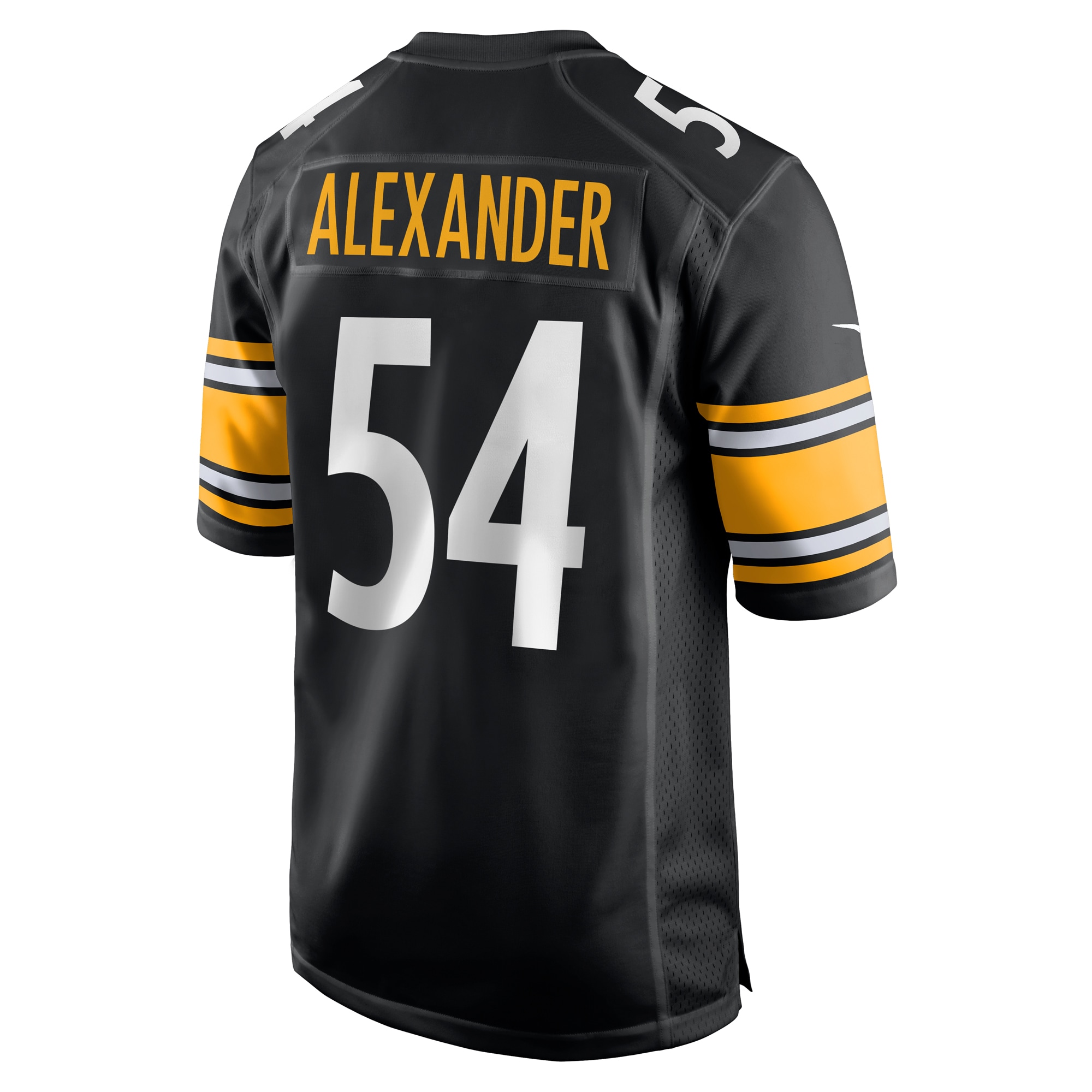 Men's Pittsburgh Steelers Kwon Alexander  Black Game Jersey