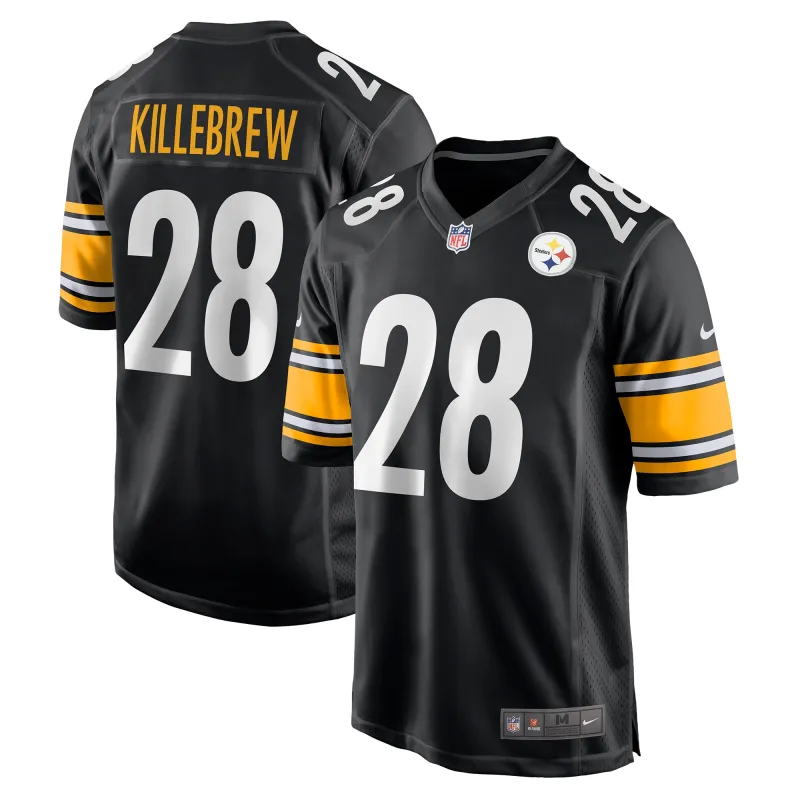 Men's Pittsburgh Steelers Miles Killebrew Black Game Jersey