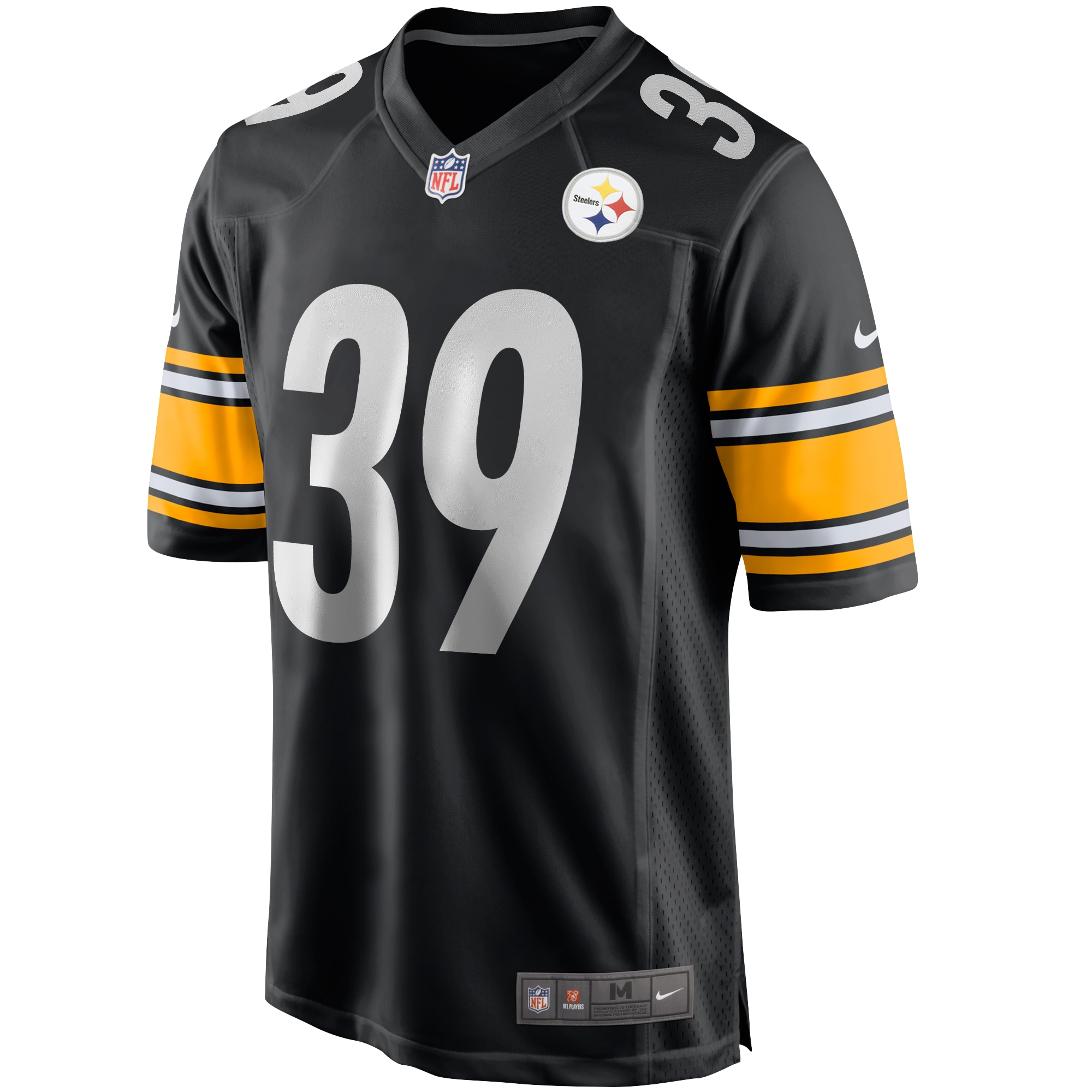Men's Pittsburgh Steelers Minkah Fitzpatrick Black Game Jersey