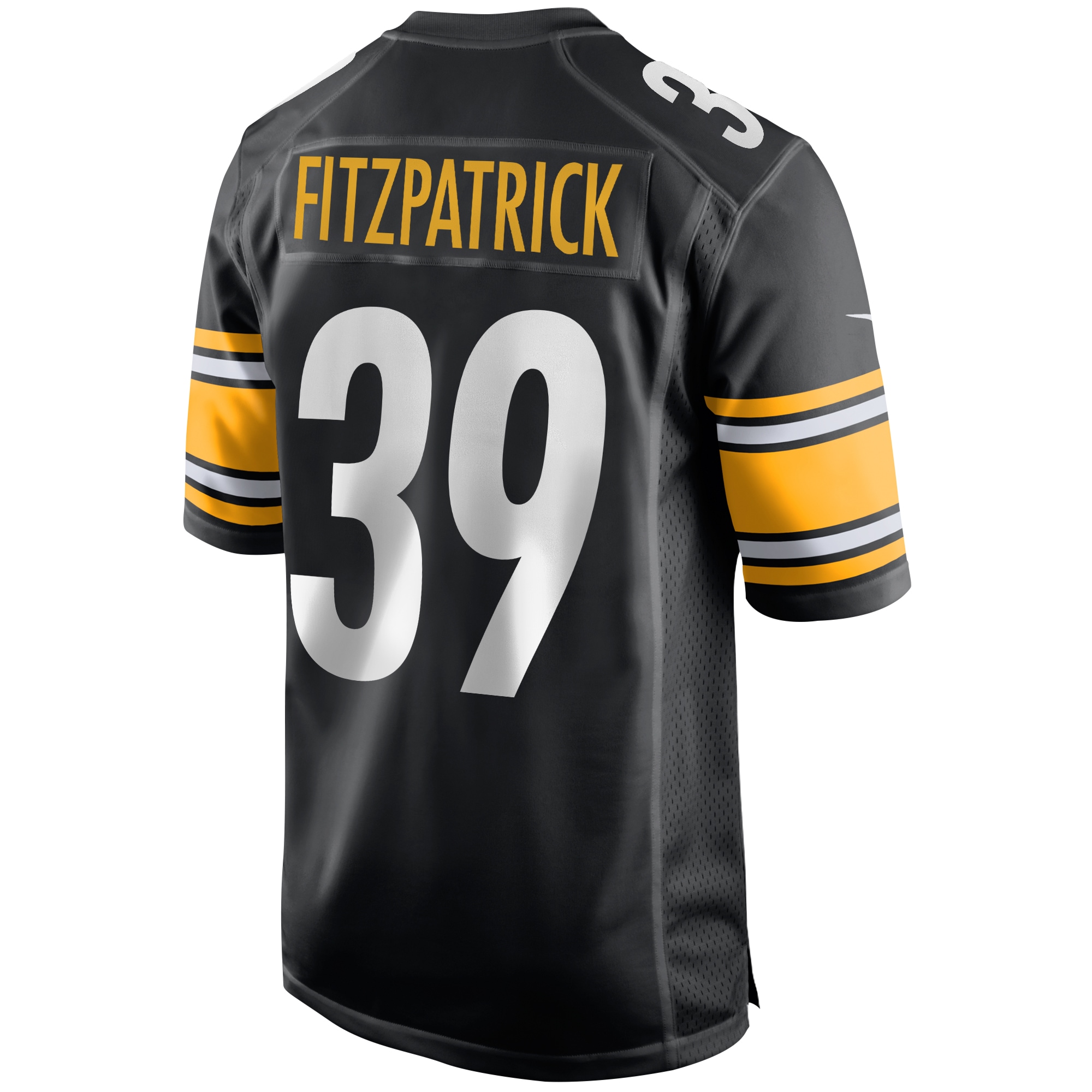 Men's Pittsburgh Steelers Minkah Fitzpatrick Black Game Jersey