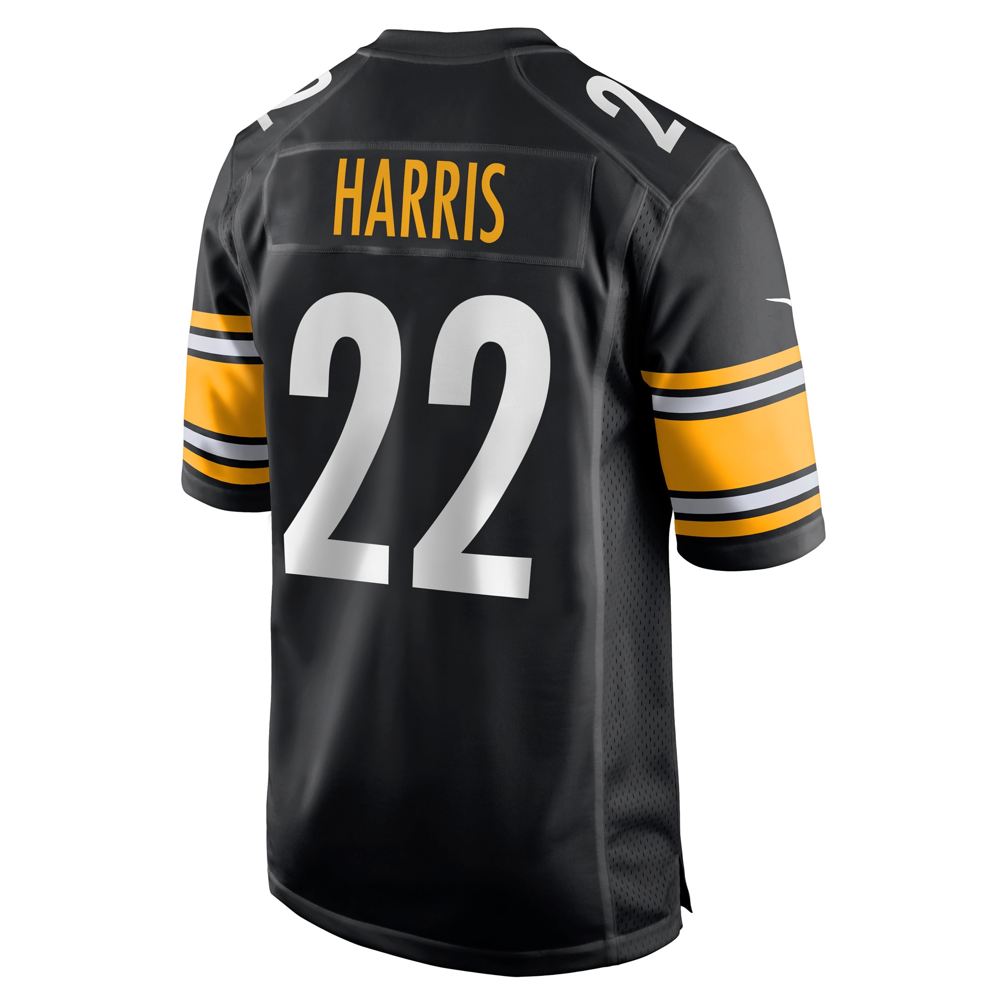 Men's Pittsburgh Steelers Najee Harris Black Game Jersey