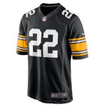 Men's Pittsburgh Steelers Najee Harris Black Home Player Game Jersey