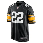 Men's Pittsburgh Steelers Najee Harris Black Home Player Game Jersey