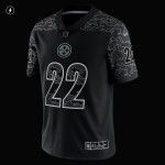 Men's Pittsburgh Steelers Najee Harris Black RFLCTV Limited Jersey