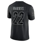 Men's Pittsburgh Steelers Najee Harris Black RFLCTV Limited Jersey