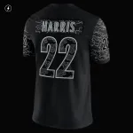 Men's Pittsburgh Steelers Najee Harris Black RFLCTV Limited Jersey