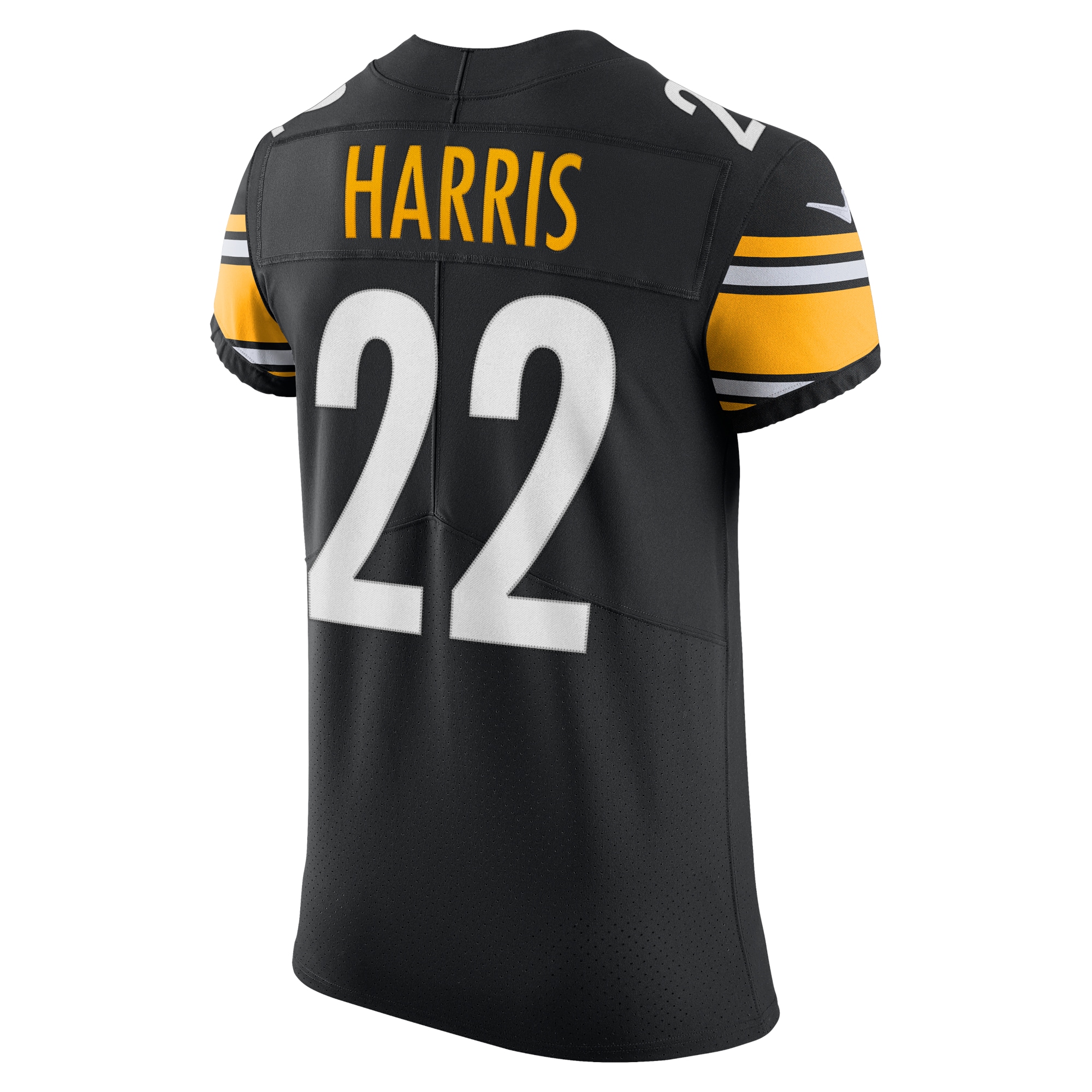 Men's Pittsburgh Steelers Najee Harris Black Vapor Elite Jersey