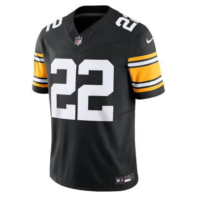 Men's Pittsburgh Steelers Najee Harris Black Vapor F.U.S.E. Limited Jersey 02