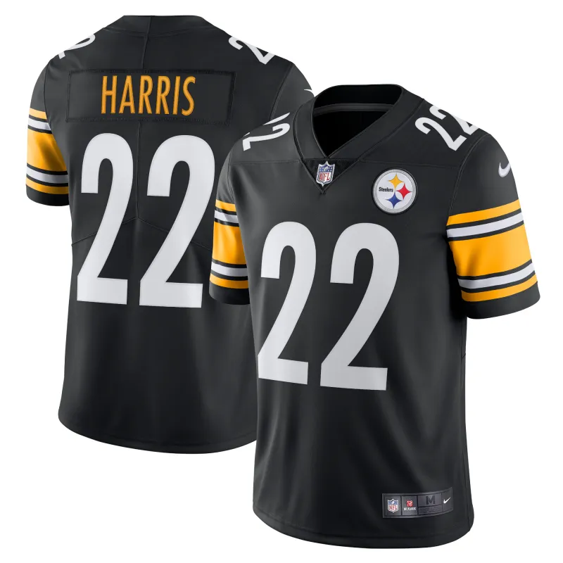 Men's Pittsburgh Steelers Najee Harris Black Vapor Limited Jersey