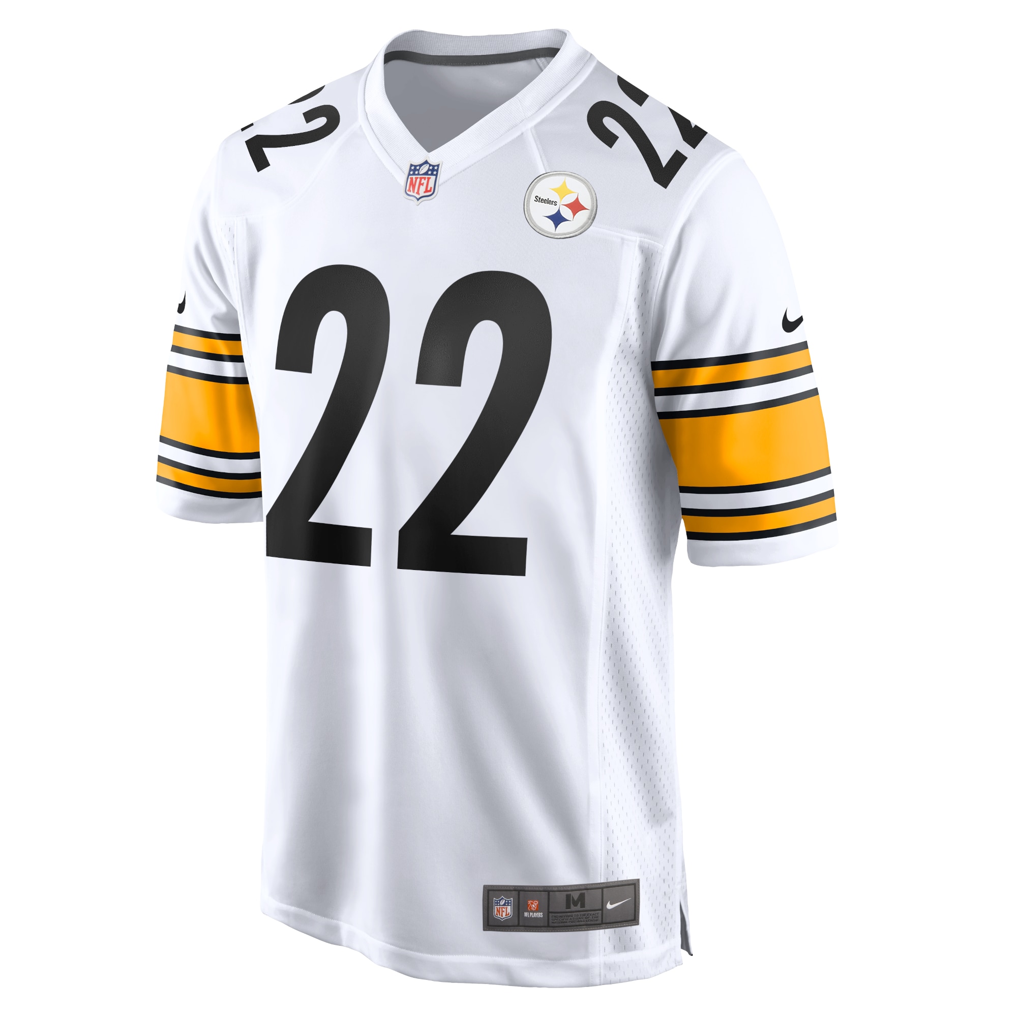 Men's Pittsburgh Steelers Najee Harris White Game Jersey