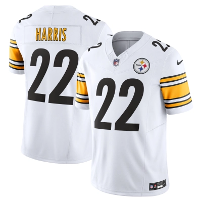 Men's Pittsburgh Steelers Najee Harris White Vapor F.U.S.E. Limited Jersey 01
