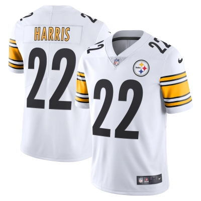 Men's Pittsburgh Steelers Najee Harris White Vapor Limited Jersey 01