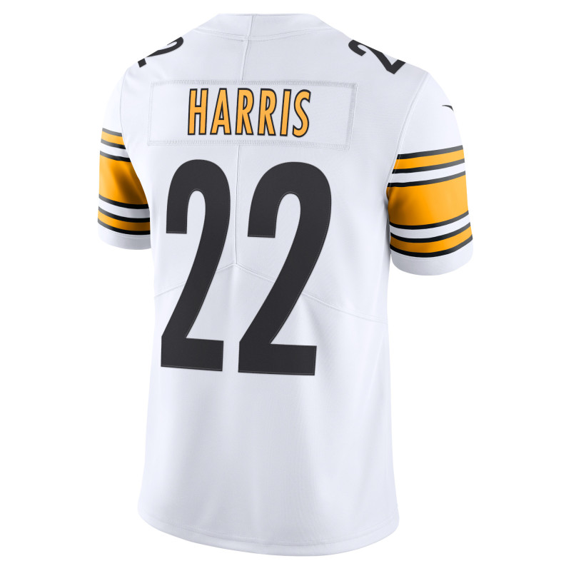 Men's Pittsburgh Steelers Najee Harris White Vapor Limited Jersey