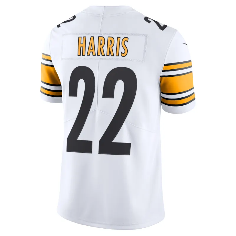 Men's Pittsburgh Steelers Najee Harris White Vapor Limited Jersey